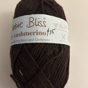Debbie Bliss Baby Cashmerino Color 340011 Chocolate Brown Ball of Yarn